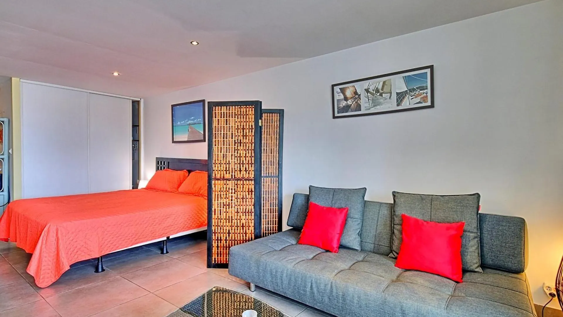Studio A Saint-Martin Avec Piscine, Clim, Parking Et Acces Direct A La Plage - Fr-1-734-19 Cul de Sac 0*,  Svatý Martin